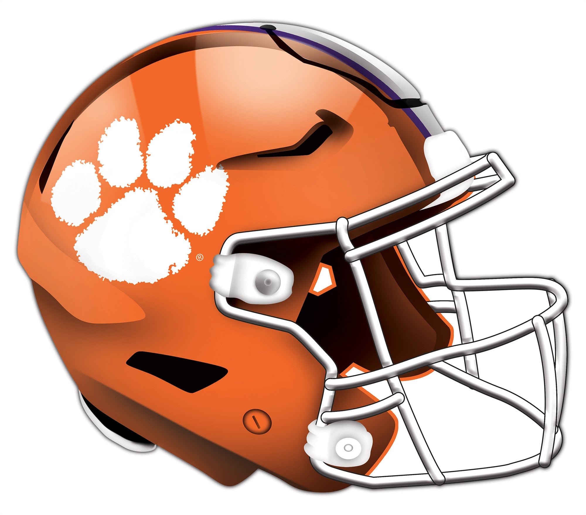 clemson football helmet Clemson Tigers Authentic Helmet Cutout 24"