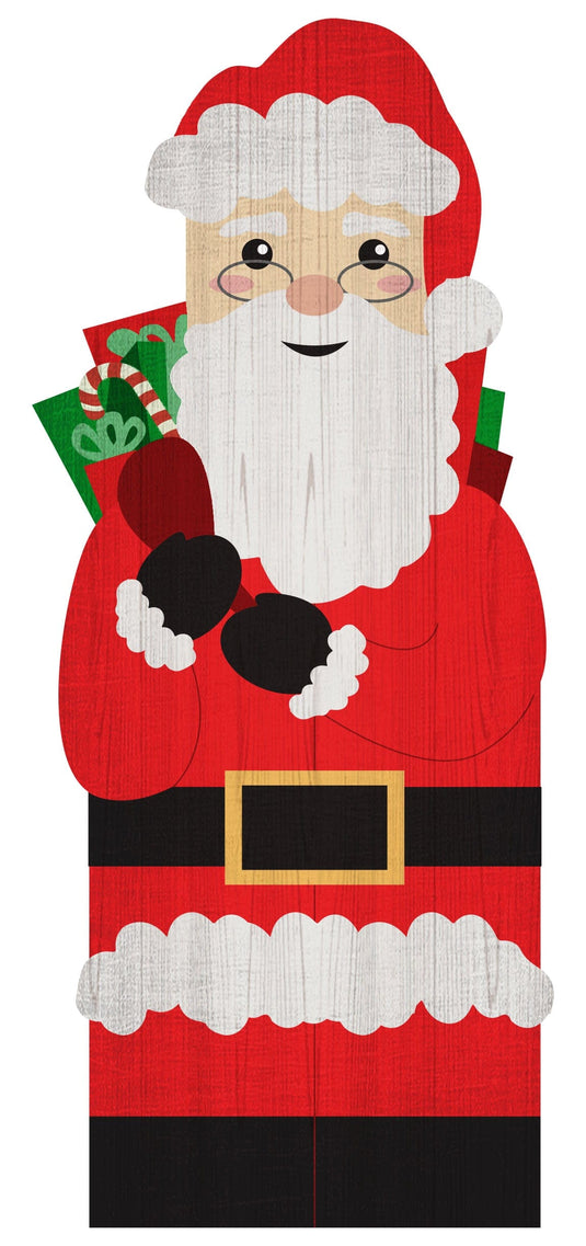 Fan Creations Holiday Decor 33" Santa Leaner