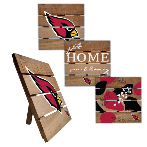 Fan Creations Home Decor Arizona Cardinals Trivet Hot Plate Set of 4 (2221,2222,2122x2)