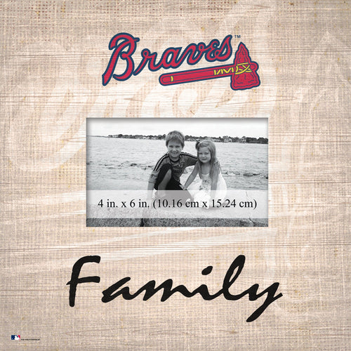 Fan Creations Home Decor Atlanta Braves  Family Frame