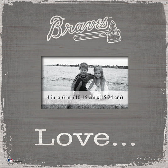 Fan Creations Home Decor Atlanta Braves  Love Picture Frame
