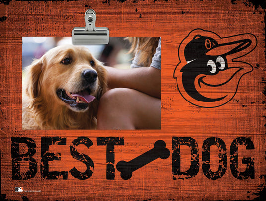 Fan Creations Desktop Stand Baltimore Orioles Best Dog Clip Frame