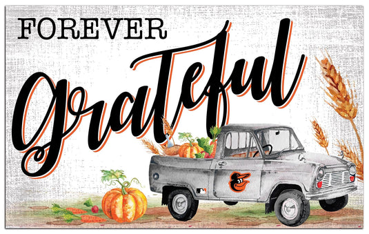 Fan Creations Holiday Home Decor Baltimore Orioles Forever Grateful 11x19