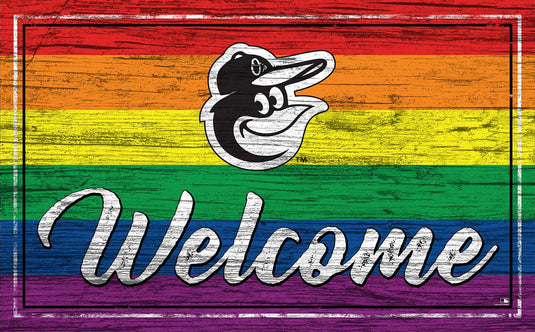 Fan Creations Home Decor Baltimore Orioles  Welcome Pride 11x19