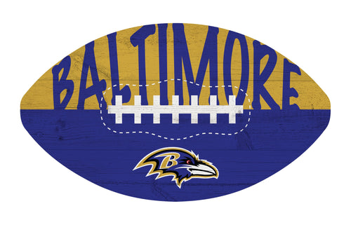 Fan Creations Home Decor Baltimore Ravens City Football 12in