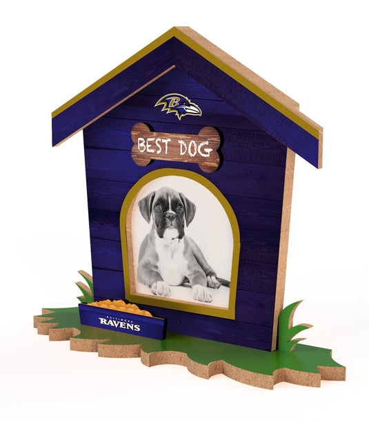Fan Creations Home Decor Baltimore Ravens Dog House Frame