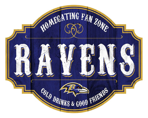 Fan Creations Home Decor Baltimore Ravens Homegating Tavern 12in Sign