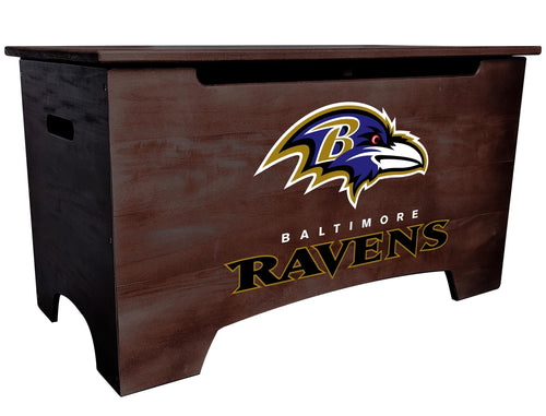 Fan Creations Home Decor Baltimore Ravens Logo Storage Chest