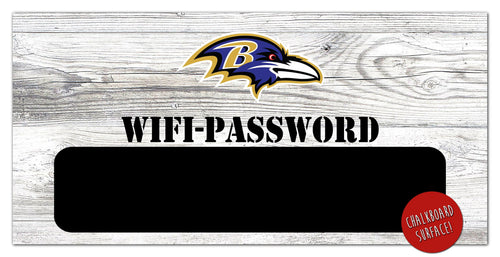 Fan Creations 6x12 Horizontal Baltimore Ravens Wifi Password 6x12 Sign
