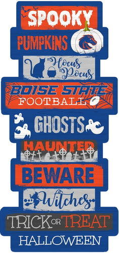 Fan Creations Home Decor Boise State Halloween Celebration Stack