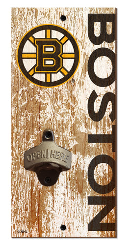 Fan Creations Home Decor Boston Bruins  Bottle Opener