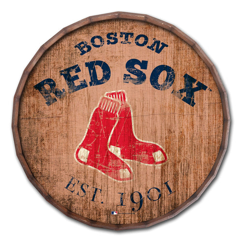 Fan Creations Home Decor Boston Red Sox  24in Established Date Barrel Top