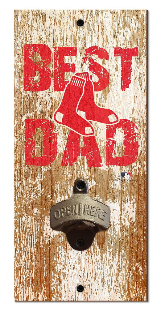 Fan Creations Home Decor Boston Red Sox  Best Dad Bottle Opener