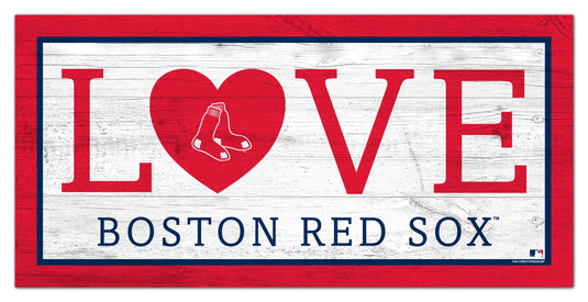 Fan Creations 6x12 Sign Boston Red Sox Love 6x12 Sign