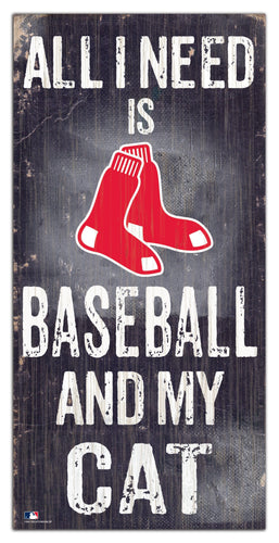 Fan Creations 6x12 Sign Boston Red Sox My Cat 6x12 Sign