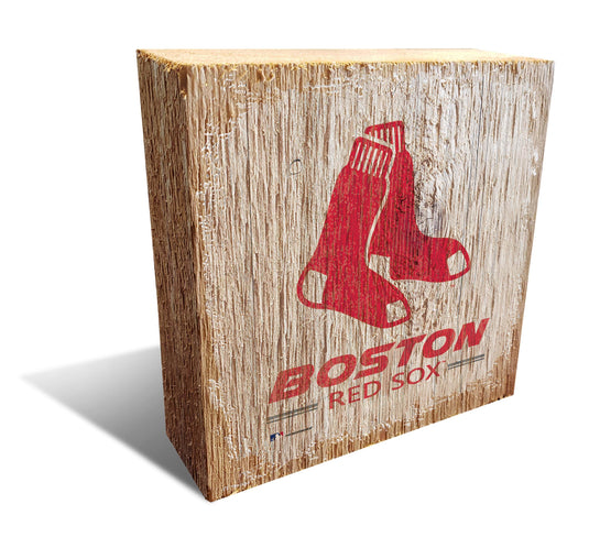 Fan Creations Desktop Stand Boston Red Sox Team Logo Block