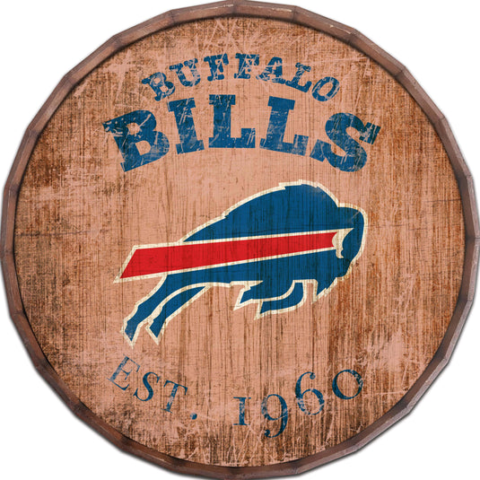 Fan Creations Home Decor Buffalo Bills  24in Established Date Barrel Top