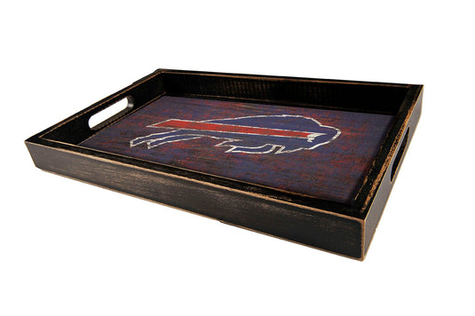 Fan Creations Home Decor Buffalo Bills  Distressed Team Tray With Team Colors