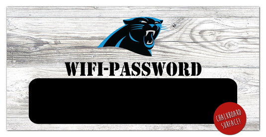Fan Creations 6x12 Horizontal Carolina Panthers Wifi Password 6x12 Sign