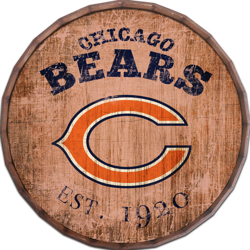 Fan Creations Home Decor Chicago Bears  24in Established Date Barrel Top