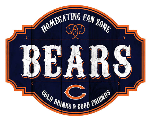 Fan Creations Home Decor Chicago Bears Homegating Tavern 12in Sign