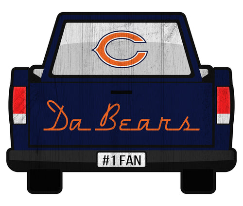 Fan Creations Home Decor Chicago Bears Slogan Truck Back Vintage 12in