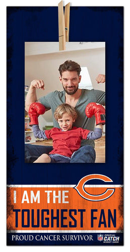Fan Creations Home Decor Chicago Bears Toughest Fan Clothespin 6x12