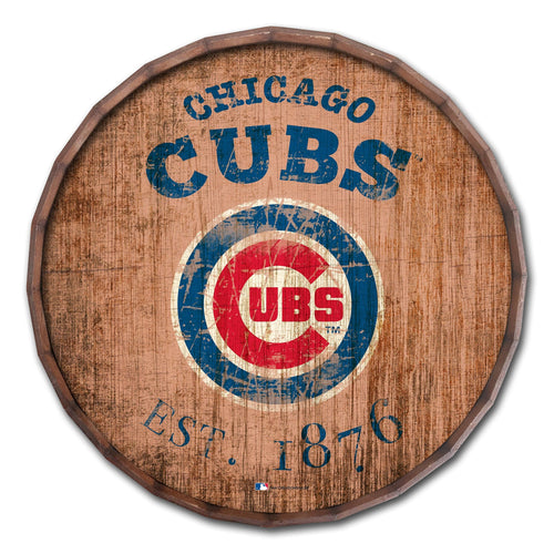 Fan Creations Home Decor Chicago Cubs  24in Established Date Barrel Top