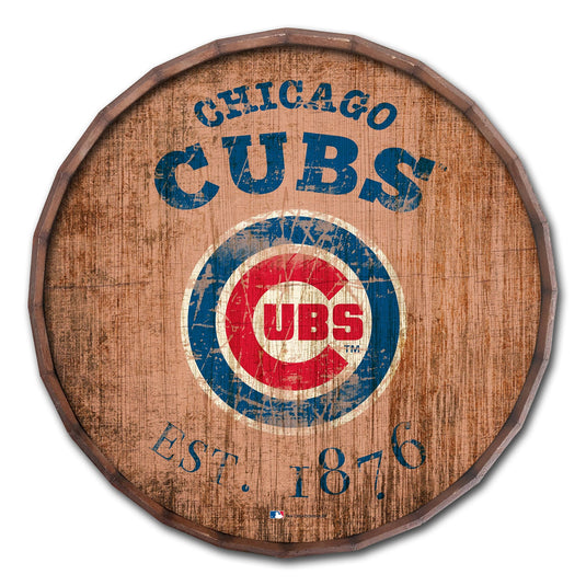 Fan Creations Home Decor Chicago Cubs  24in Established Date Barrel Top