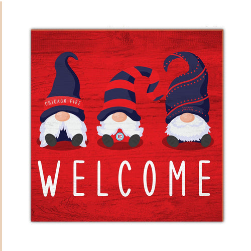 Fan Creations Home Decor Chicago Fire   Welcome Gnomes