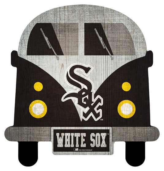 Fan Creations Wall Decor Chicago White Sox 12in Team Bus Sign