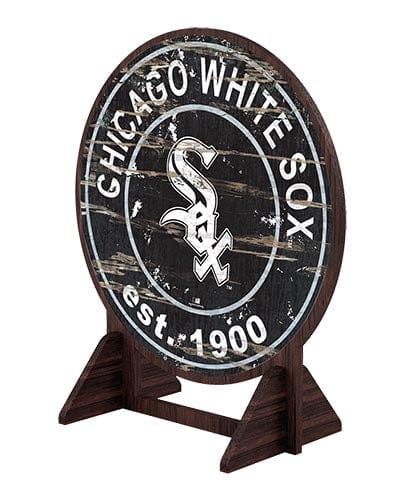 Fan Creations Desktop Stand Chicago White Sox Desktop Circle Logo Stand