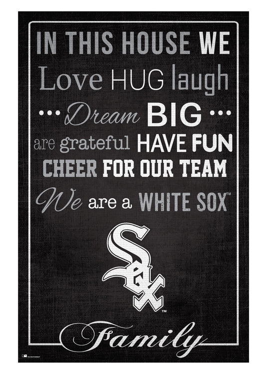 Fan Creations Home Decor Chicago White Sox   In This House 17x26