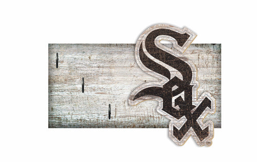Fan Creations Wall Decor Chicago White Sox Key Holder 6x12