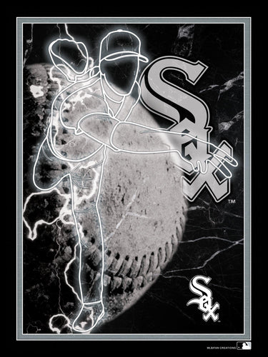 Fan Creations Wall Decor Chicago White Sox Neon Player 12x16
