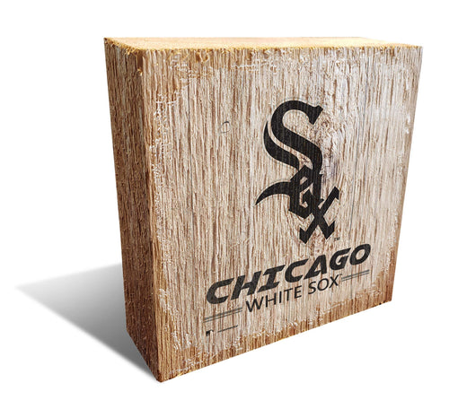 Fan Creations Desktop Stand Chicago White Sox Team Logo Block