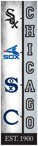 Fan Creations Home decor Chicago White Sox Team Logo Progression 6x24