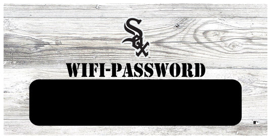 Fan Creations 6x12 Horizontal Chicago White Sox Wifi Password 6x12 Sign