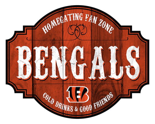 Fan Creations Home Decor Cincinnati Bengals Homegating Tavern 12in Sign