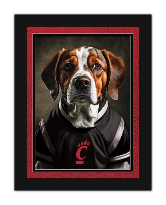 Fan Creations Wall Decor Cincinnati Dog in Team Jersey 12x16
