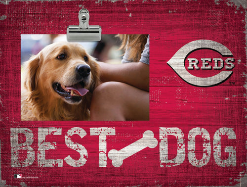 Fan Creations Desktop Stand Cincinnati Reds Best Dog Clip Frame