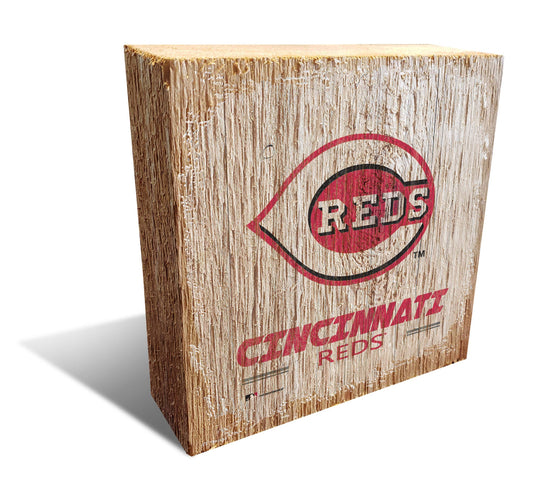 Fan Creations Desktop Stand Cincinnati Reds Team Logo Block