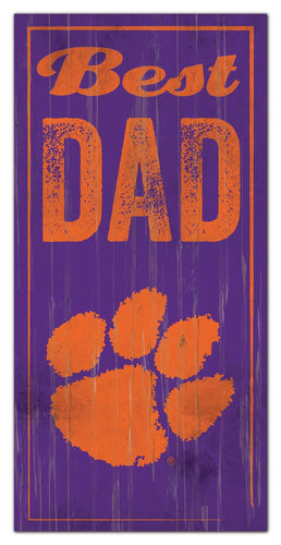 Fan Creations Wall Decor Clemson Best Dad Sign