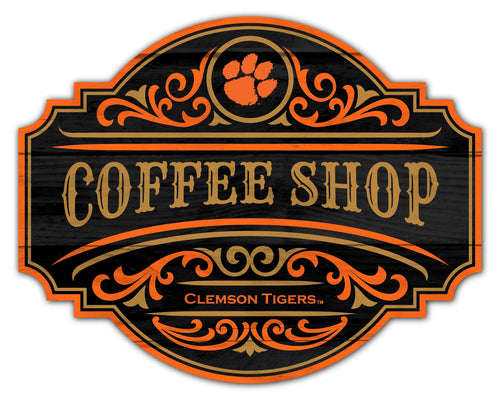 Fan Creations Home Decor Clemson Coffee Tavern Sign 24in