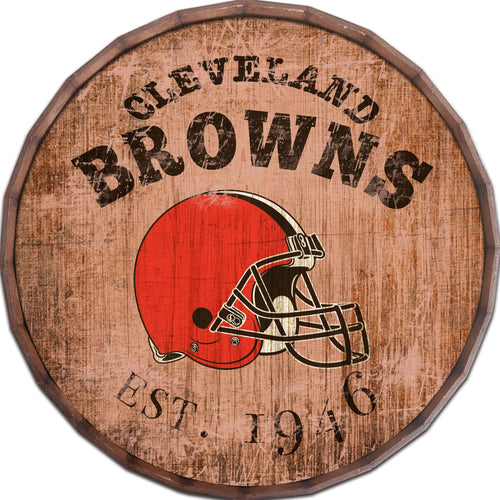 Fan Creations Home Decor Cleveland Browns  24in Established Date Barrel Top