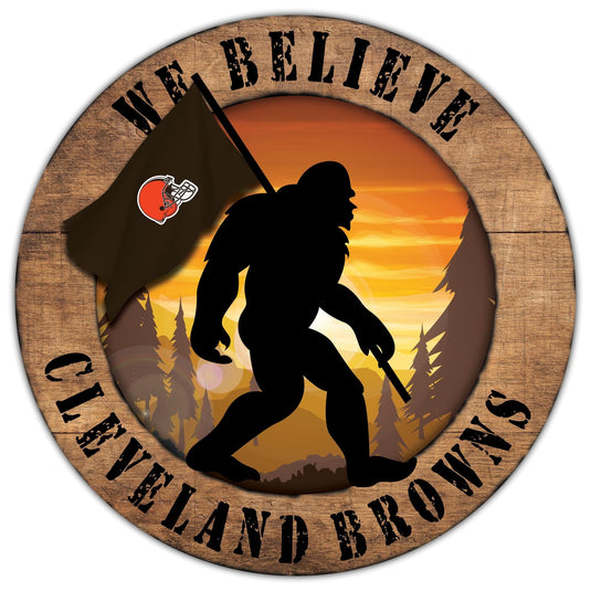 Fan Creations Wall Decor Cleveland Browns Bigfoot 12in Circle