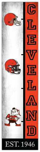 Fan Creations Home Decor Cleveland Browns Team Logo Progression 6x24