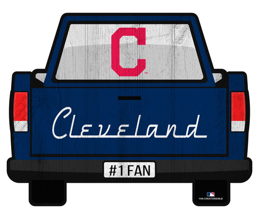 Fan Creations Home Decor Cleveland Guardians Slogan Truck Back Vintage 12in