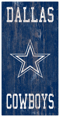 Fan Creations Home Decor Dallas Cowboys Heritage Logo W/ Team Name 6x12