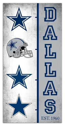 Fan Creations Home Decor Dallas Cowboys Team Logo Progression 6x12